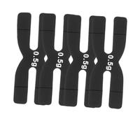 ibasenice 4pcs Silicone Tennis Badminton Racket Weight Balance Strips H-shape Precision Adjustment Bars for Enhanced Stability and Power Professional Racquet Training