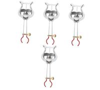 ibasenice 4pcs Silver Trumpet Music Score Binder Practical Music Clip for Musicians Students and Office Workers Protects Your Sheet for Trumpet Practice and