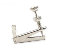 ibasenice 4pcs Silver Violin String Fine Adjuster Tuners Precision Tuning for Violin Non-discoloring Easy Installation High Gloss Finish Groove Design for Secure