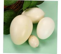 ibasenice 4pcs Simulation Bird Eggs Model for Assorted Color Speckled Egg Lightweight Includes Quail Pheasant Chicken for Educational Play and Painting Practice