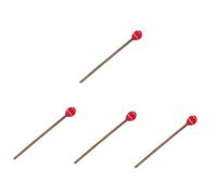 ibasenice 4pcs Singing Bowl Stick Mallet for Small Sound Bowls Wooden Striker Accessory for Yoga Mindfulness Meditation Tibet Parts