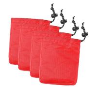 ibasenice 4pcs Small Drawstring Storage Bags for Camping Travel Home Organization Durable Outdoor Pocket for Small Items Portable Tidy for Holidays Parties and Special Events