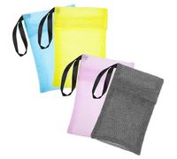 ibasenice 4pcs Soap Bag Foaming Net for Homemade Soap in Nylon Material for Shower and Face Cleaning