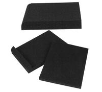 ibasenice 4pcs Speaker Foams Pad for Loudspeaker Small Foams Cushion Mat Practical Musical Mat for Vocal Dampener Sound Enhancement