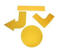 ibasenice 4Pcs Sports Exercise Markers Flat Ground Marking Tools for Agility Training Durable Composite Material for Soccer Football Basketball and School Events