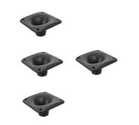 ibasenice 4pcs Stage Performance Horn Speaker Compact Audio Loudspeaker for Outdoor Events High Fidelity Sound Construction Easy to Install and Carry Finish