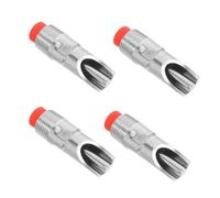 ibasenice 4pcs Stainless Steel Piglet Waterer Kit Heavy Duty Automatic Nipple Drinkers with Filter for Sows and Livestock Precise Flow Control Water Conservation System for Healthy Growth