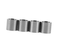 ibasenice 4pcs Stainless Steel Snooker Cue Tips Ferrules Pool Stick Replacement Parts Billiard Ferrules for Professional and Casual Players Enhanced Grip and Precision