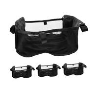 ibasenice 4pcs Stroller Bottom Storage Bag Oxford Mesh Cargo Net Underseat Organizer for Pushchair Pram Stroller Shopping Basket