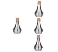 ibasenice 4pcs Trumpet Practice Mute Trombone Mute for Trumpet Accessories Silenced Horn Practice for Musical Instruments