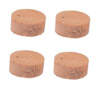 ibasenice 4pcs Tuba Key Pad Replacement Cork Cushion for Tuba Watergate Key Pad Instrument Accessory