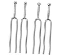 ibasenice 4pcs Tuning Forks A Standard for Guitar Musical Accessories for Acoustic Plucker Tuning