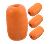 ibasenice 4Pcs Vibrant Surf Fishing Bobbers for Freshwater Saltwater Wave Resistant Floating Balls for Catfish Trout Compatible Aquaculture Floats with High Visibility and Cage Stability