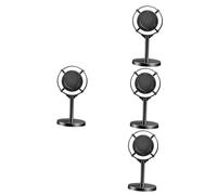 ibasenice 4pcs Vintage Style Microphone Model Prop Retro Toy Microphone for Boys and Girls Stage Parties Karaoke Safe Material Smooth for Halloween Christmas Decor