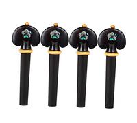 ibasenice 4pcs Violin Tuning Pegs Violin Accessories High Density Replacement Pegs