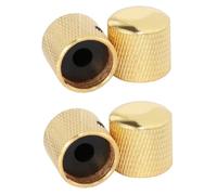 ibasenice 4pcs Volume Control Knobs Tone Control Guitar Knobs for Bass Guitar Amps Replacement