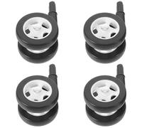 ibasenice 4Pcs Walker Replacement Wheels Universal Silent Detachable Casters for Learning Stroller Chair Mobility Parts UK