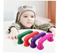 ibasenice 4pcs Whisper Phone Auditory Feedback Reading Phones in Green Red Magenta Purple Abs Educational Playthings for Pronunciation Training and Color Recognition