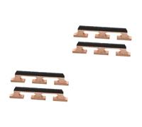 ibasenice 4pcs Wooden Banjo Bridge Saddle Bridge String Banjo Enhances Tone Easy Replacement for Musicians