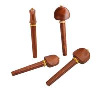 ibasenice 4pcs Wooden Cello Tuning Pegs Cello Part Accessories Tuning Pegs for Supplies