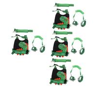 ibasenice 4sets Boys and Girls Boy Girl Wrist Strap Safety Leash Dinosaur Pattern Harness Leash for Walking Lost Wrist Bands