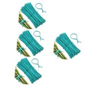 ibasenice 4sets Flexible Plant Wire Ties Galvanized Iron with Coating Twist Ties for Garden Plant Support Cable Bundling and Climbing Vines Green 1000pcs*4