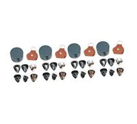 ibasenice 4sets Guitar Pick Thin Celluloid Material Professional Plectrum Replacement for Electric Guitar Creative Pattern Accessories for Practice and Performance