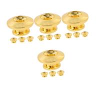 ibasenice 4sets Guitar Strap Locks Metal Locks for Replace Guitar Strap Button for Bass