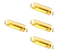 ibasenice 4sets Guitar String Nut Metal Replacement for Six-string Electric Guitar