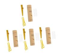 ibasenice 4sets Metal Kazoos Multipack Kazoo Trumpets for Adults Boys and Girls Sturdy Flutes Diaphragms Musical Instruments for Practice Performance