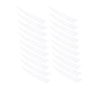 ibasenice 4sets Real Turkey Arrow Tails White Lightweight Durable Archery Fletching for Target Practice Hunting and Decorative Use 20pcs*4