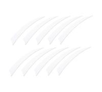 ibasenice 4sets Real Turkey Fletching for Archery Practice Durable Decorative Arrow Tail Accessories Lightweight and Stable for Target Shooting 20pcs*4