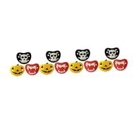 ibasenice 4sets Silicone Baby Pacifier Funny Skull Design Toy for 0-6 Months Perfect Shower Present 3pcs*4