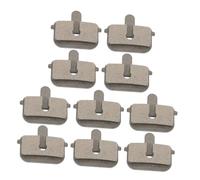 ibasenice 5 Pairs Semi Metallic Bicycle Disc Brake Pads Fit for Mountain Bikes and Electric Scooters Stable High Efficiency Braking with Noise Reduction for Urban and