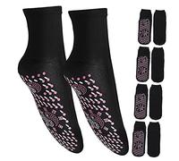 ibasenice 5 Pairs Winter Thermal Socks for Men and Women Polyester Breathable Foot Warmer Socks with Freezing Design Comfortable Fit for Hiking Skiing and Everyday Use
