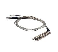 ibasenice 5-piece Piezo Pickup Rods Set for Cigar Box and 3-string Acoustic Guitars Passive Bridge Sticks for Enhanced Sound Quality