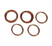 ibasenice 5 Rolls Aluminum Bonsai Wire for Plant Training and Tree Shaping Soft Gardening Wire for Branch Bending and Climbing Plants Bonsai Tool Kit for Beginners and Enthusiasts