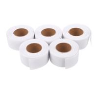 ibasenice 5 Rolls Hemming Tape, Clothes Hem Tape, Polyester Fishbone Boning Lining, White, 5 Rolls, for Fabric and Skirt, Compatible Most Sewing Machines, Dressmaking and Professional