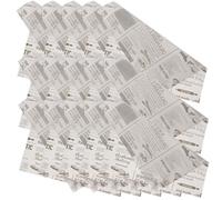 ibasenice 50 Sheets Parchment Paper Baking Food Wraps Grease-Proof Not Easy to Tear White Paper for Wrapping Food and Baking