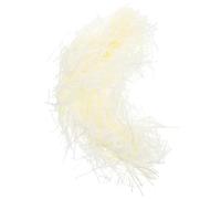 ibasenice 500g Pack Shredded Tissue Paper Filler for Boxes, Wedding and Birthday Packaging Decorations, Milk White Color Basket and Box Filling Paper