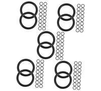 ibasenice 500pcs Guitar Knob Parts o Ring Base Knob Shaft Sealing Shape Rubber Washer Guitar Kit