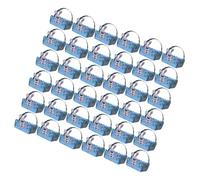 ibasenice 50pcs Blue Handheld Paper Candy Boxes Easter Party Favour Containers Small Cookie Case Sweets Holder Wrapping Supplies