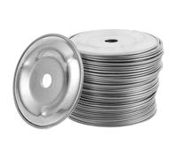 ibasenice 50pcs Drum Cymbal Tambourine Bell Wear-resistant Stainless Steel for Events -lasting Durability