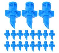 ibasenice 50pcs Irrigation Misting Nozzles for Vegetables and Plants, 90 Degrees Refraction Micro Sprayer Heads Made of Sturdy Pom, Reusable Water Conservation Nozzles for Agriculture