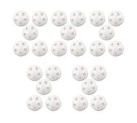 ibasenice 50pcs Plastic Racking Ball Toy Accessories Noise Maker Pet Toy DIY Supplies Replacement Squeakers Parts for Sounding