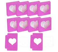 ibasenice 50pcs Portable Eyelash Case with Window Design, Paper False Eyelash Storage Box for Organizing and Protecting Fake Lashes in Makeup Storage