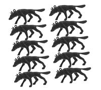 ibasenice 50Pcs Realistic Police Dog Figurines for Simulation Animal Models for Sand Table Imagination Social Skills and Emotional Expression Dog Statues