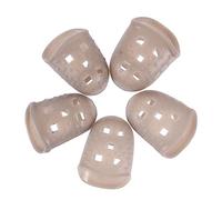 ibasenice 50pcs Silicone Guitar Finger Guards Covers Fingertip Protector Finger Cap for Instrument Nail Guards for Guitar Playing