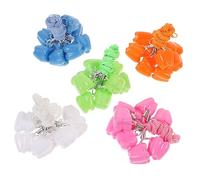 ibasenice 50pcs Tooth Box Keepsake for Girls Plastic Record Boys and Girls Growing Random Color