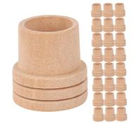 ibasenice 50pcs Wood Moxibustion Device Moxa Roll Holder Extinguisher for Home Use Safe Practical Moxa Stick Base for Moxibustion Equipment and Household Therapy